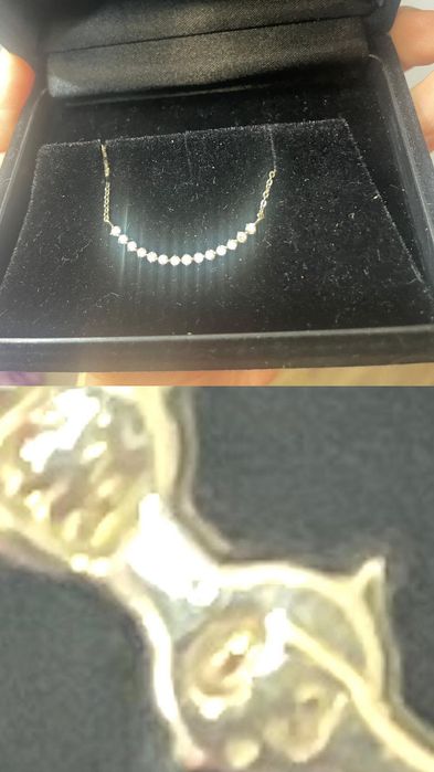 Colier din aur 18K cu diamante naturale
