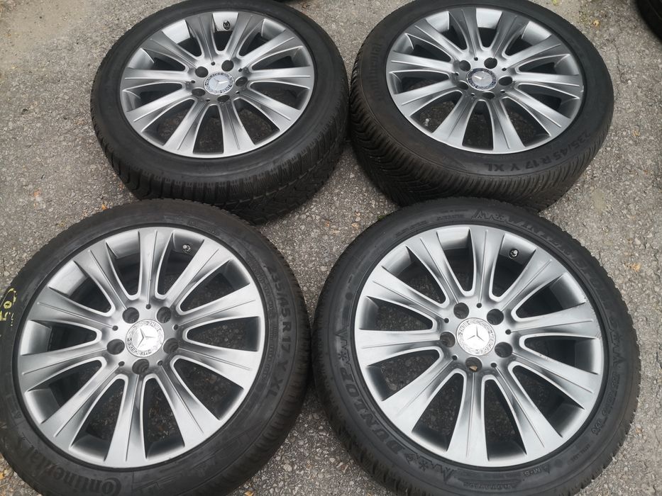 5х112 мерцедес Mercedes 5x112 17 цола оригинални джанти с датчици