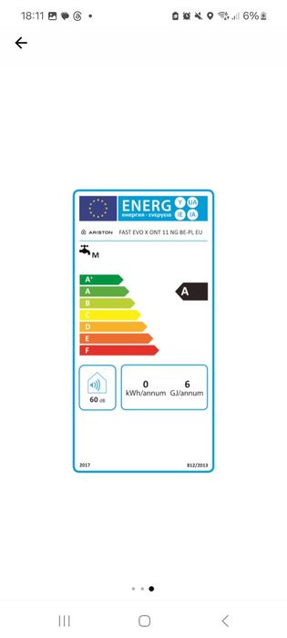 Incalzitor instant gaz pentru apa Ariston FAST EVO X DISPLAY ONT 11 LP
