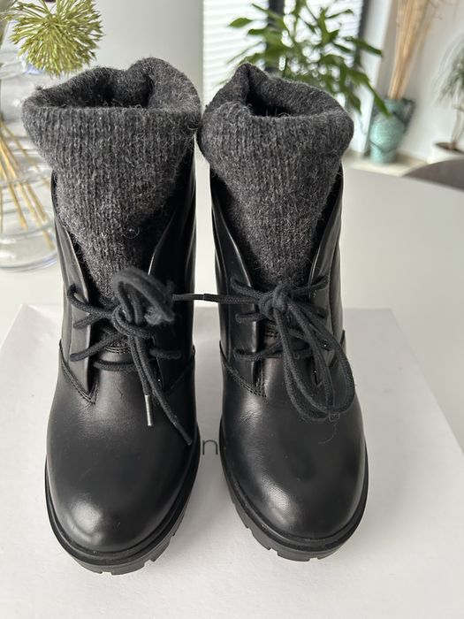 Botine piele Calvin Klein originale