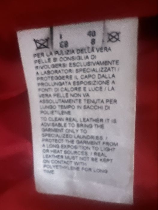 Geaca superba virala piele naturală Pinko, masura S