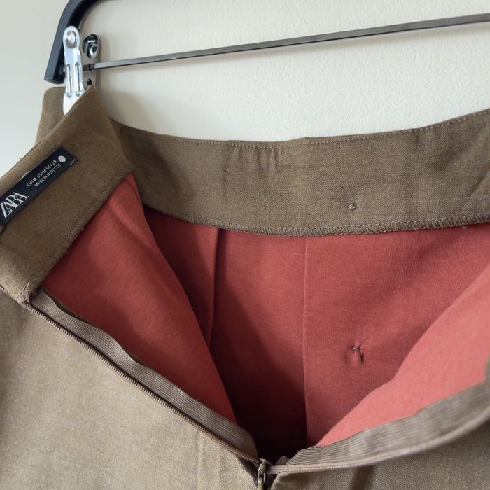 Дамска кафява пола