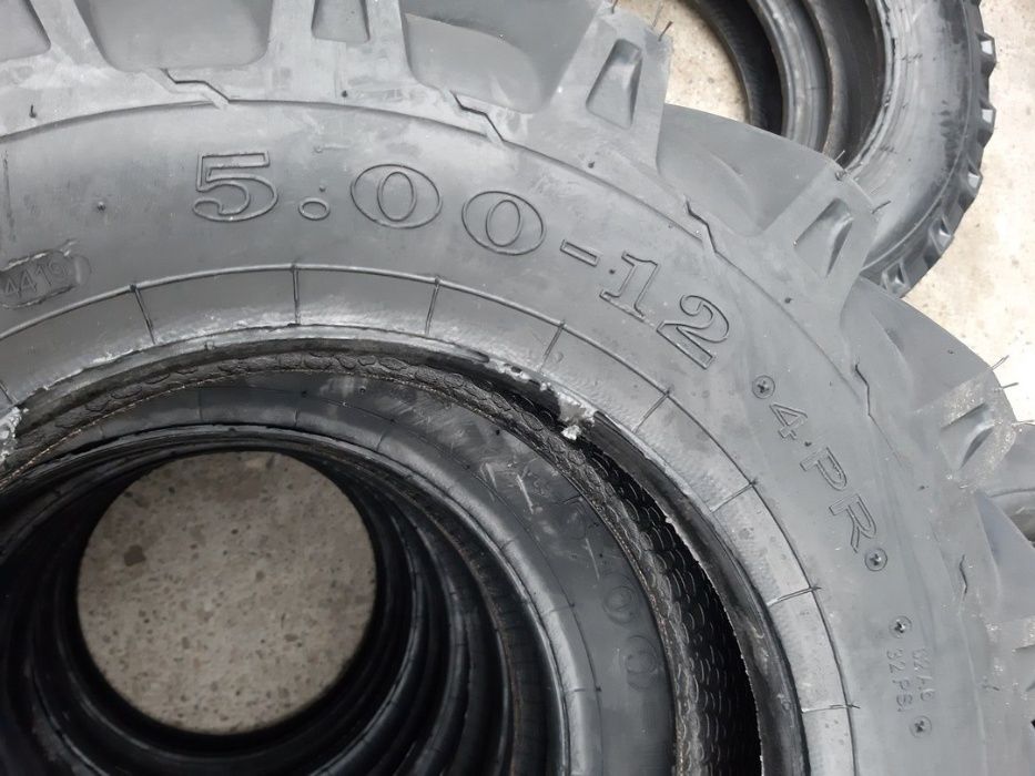Cauciucuri noi agricole de tractor cu garantie 5.00-12 de motocultor