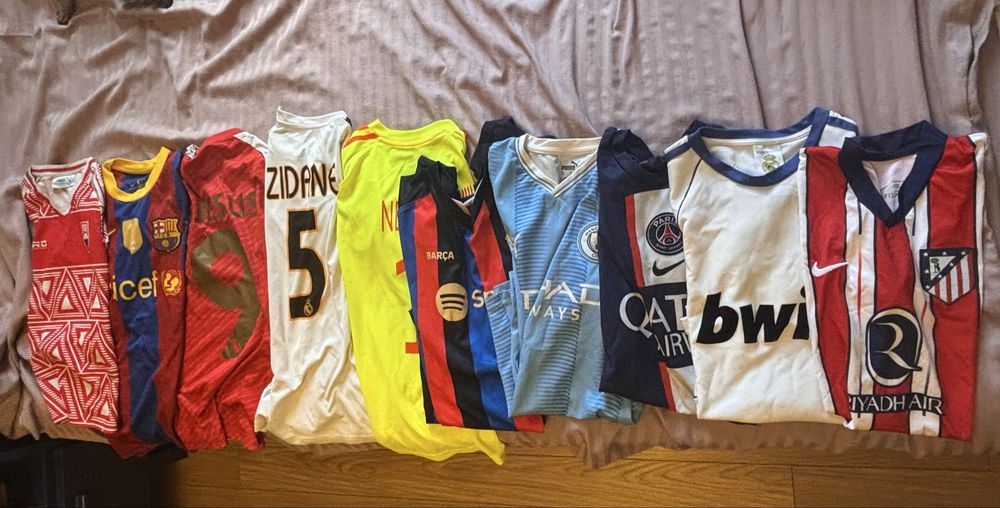 Футболни екипи Messi, Neymar, Ronaldo