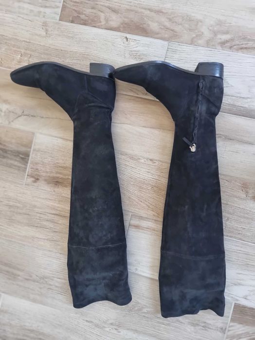 Massimo Dutti кожени ботуши/ чизми pазмер 39