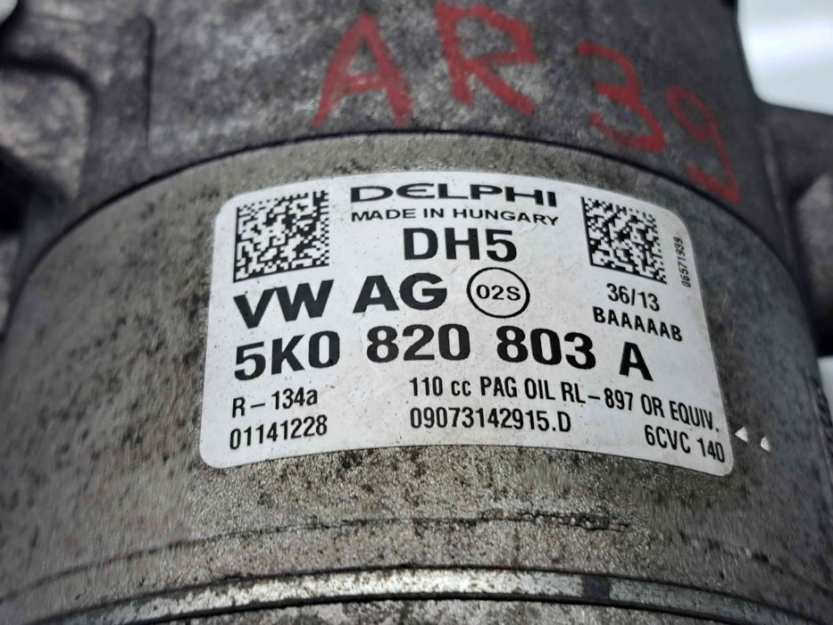 Compresor clima  Skoda Superb II (3T4) [Fabr 2008-2015] 5K0820803A 2.0