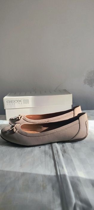 Чисто нови кожени балеринки GEOX Respira – Естествена кожа