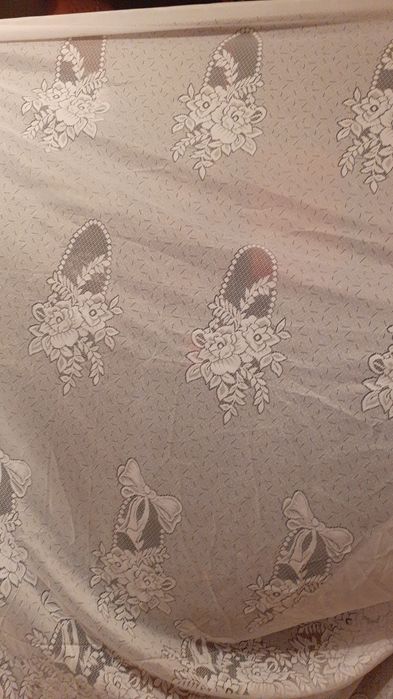 Тюль белая  полотно 5м