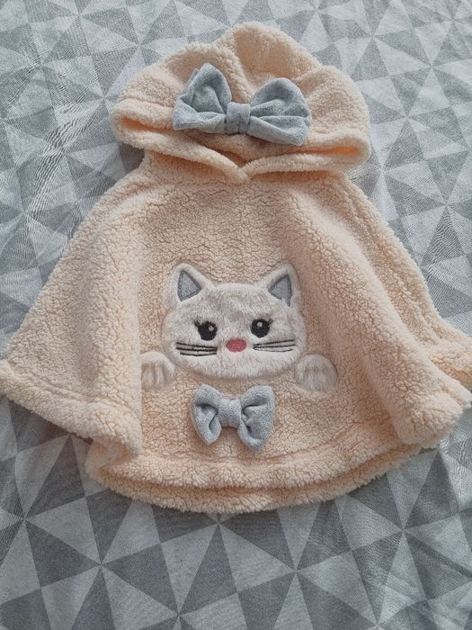 Пончо за момиче,бебе 74-80 см.