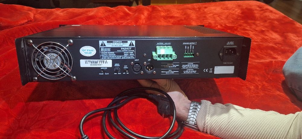 Amplificator Putere Proaudio PA240T – 240W, 100V / 4-16 Ohmi