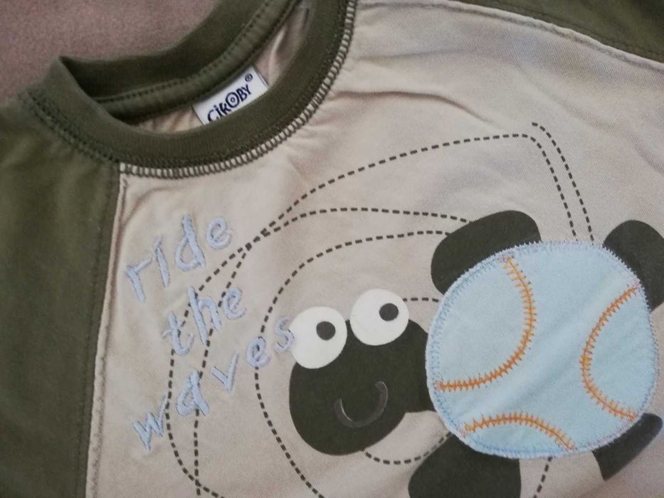 Лот бебешки бодита с ръкав 62 см. 9 части