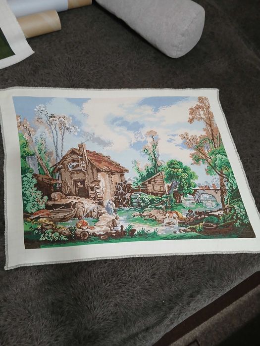 Гоблен ръчно ушит Воденицата на Буше