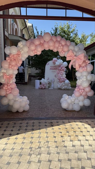 ОФОРМЛЕНИЕ ФОТОЗОН шарами на мероприятия, выписку из роддома