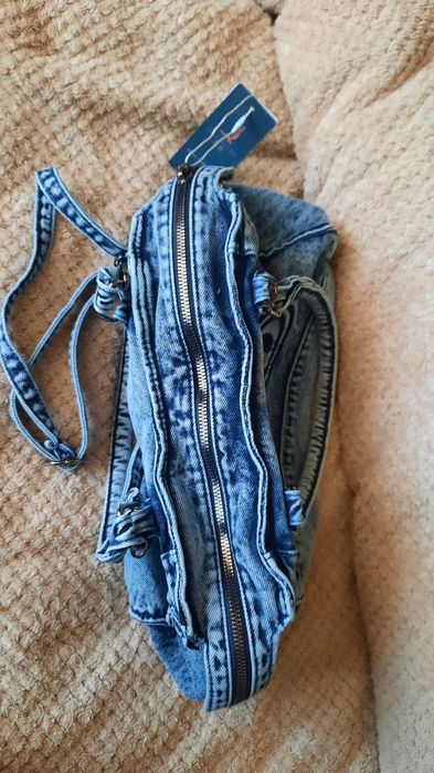 Джинсовая сумка женская