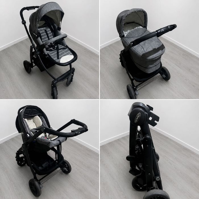 Cărucior graco evo suit 3 în 1