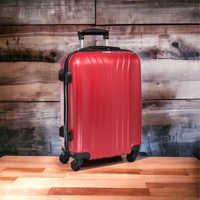 Куфар за ръчен багаж 55x37x22 см | Лек и здрав ABS с , 4 колела 360°