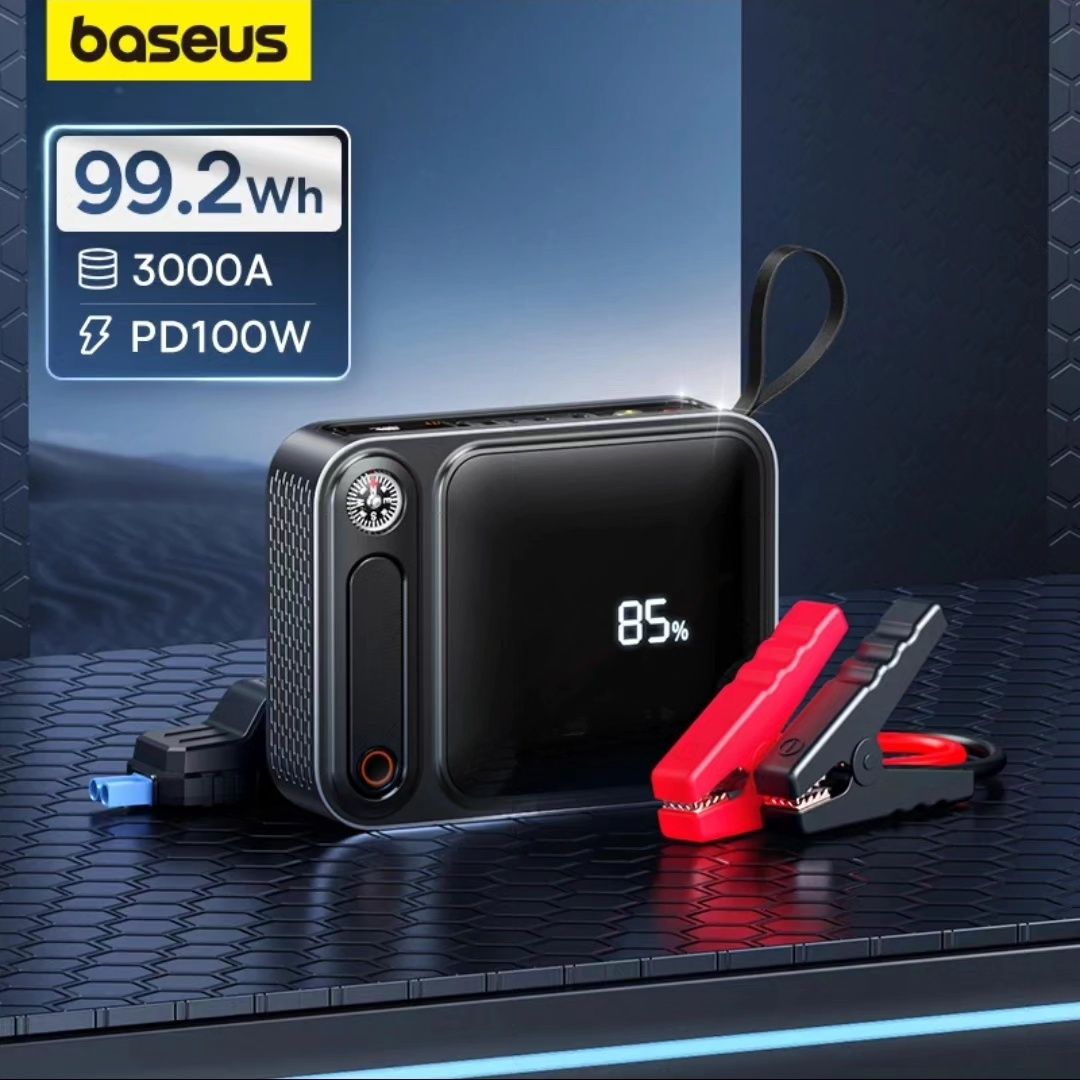 Baseus Jump Starter 3000A пускач авто АКБ зарядка аккумулятор бустер: 68  000 тг. - Запчасти для спец / с.х. техники Петропавловск на Olx