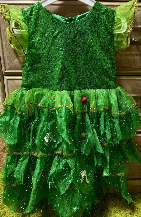 Новогоднее платье Елочка пушистая