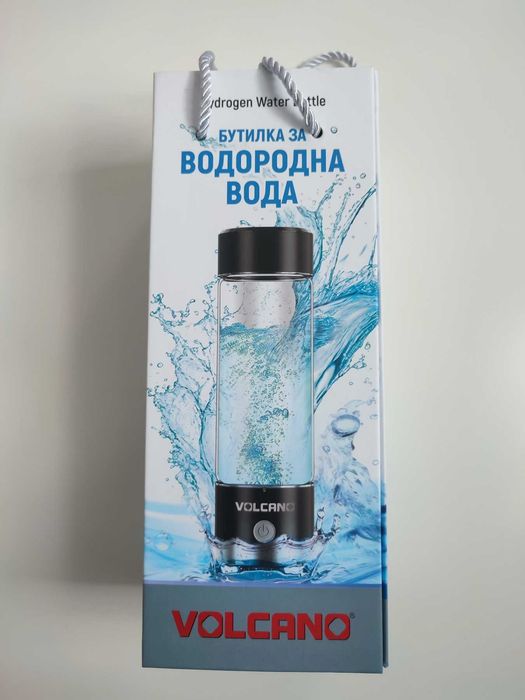 Бутилка за водородна вода Volcano, със SPE/PEM мембрана, + ГАРАНЦИЯ! - Без промяна на вкуса и мириса на водата, както при по-евтините варианти