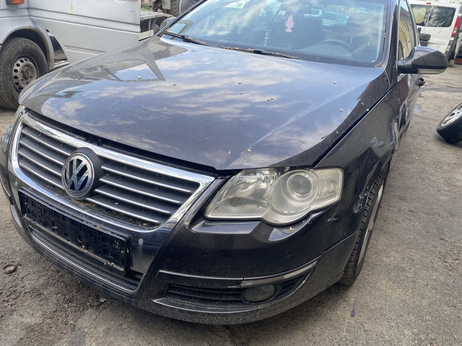 Passat b6 2.0 BMP bara fata grila frontala aripi faruri interior fete usi stopuri portiere capota bara spate kit airbag (plamse bord+centuri)