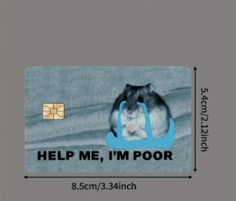 Наклейки на карточку с рисунком.