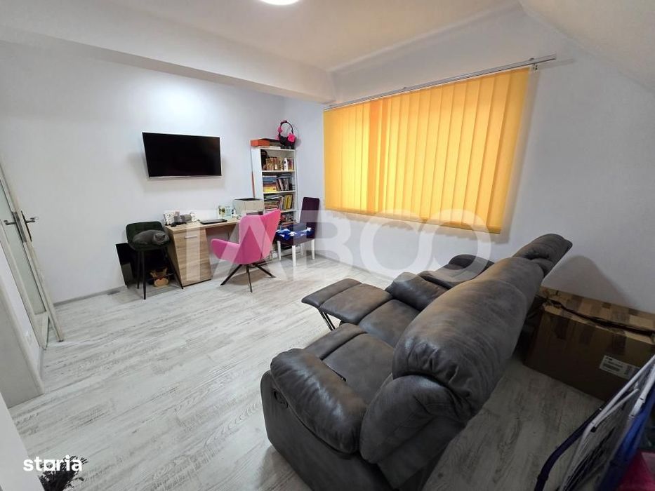 Casa individuala de vanzare teren 852 mp 5 camere 2 bai Selimbar Sibiu