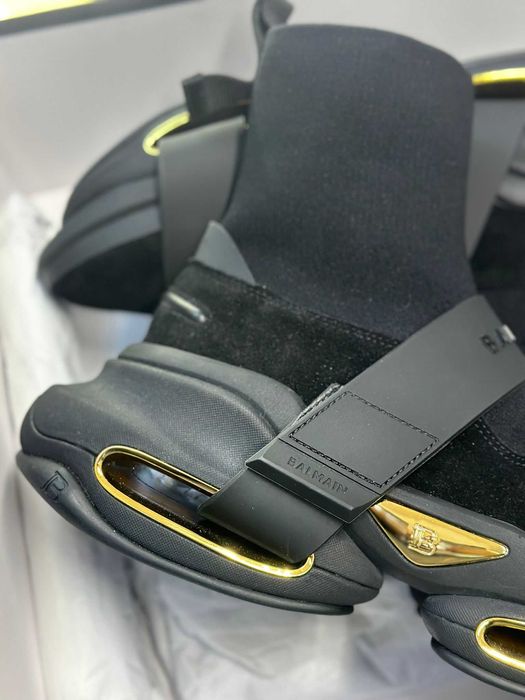 Pantofi Sport Balmain B-Bold high-top, Marimea 44 -A-