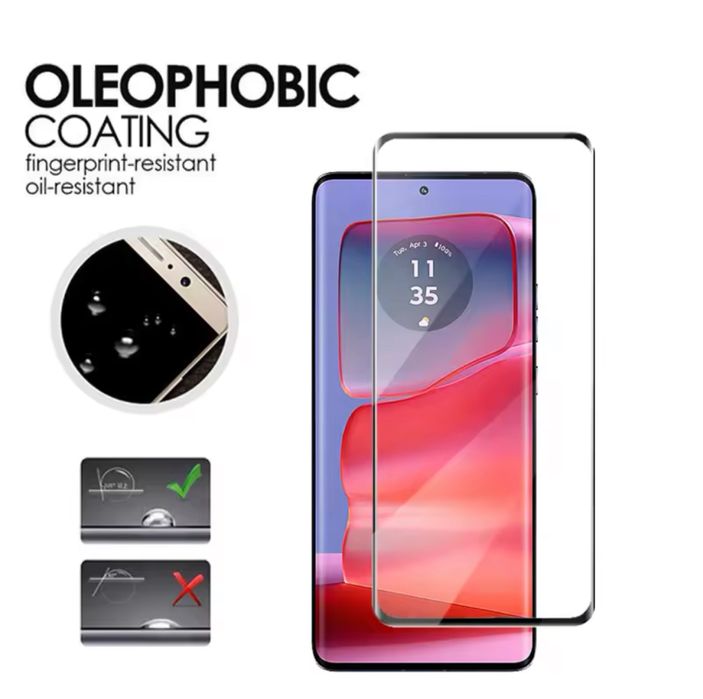 Folie sticla curbata 5D FULL GLUE Motorola Edge 50 Pro / Edge 50 Ultra