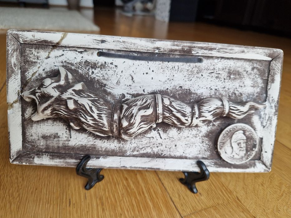 Lup dacic din ceramica produs handmade unicat