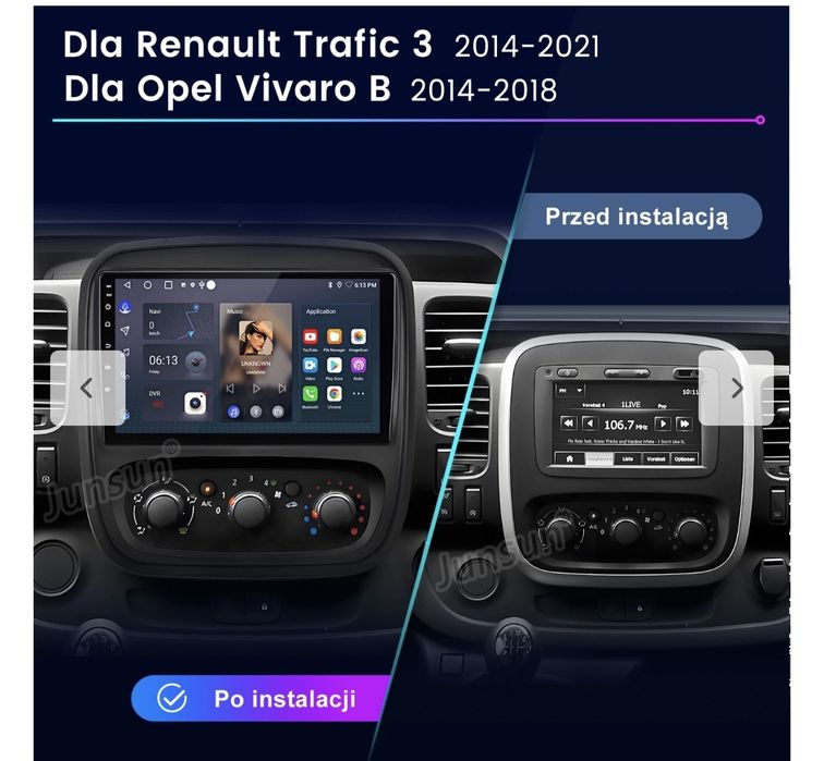 CarPlay autoradio Renault trafic / Opel vivaro