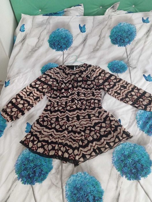 Rochie leopard medie