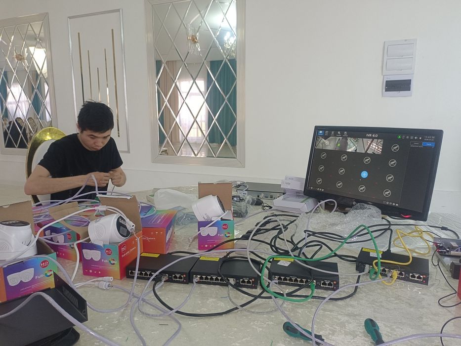 Установка видеонаблюдение