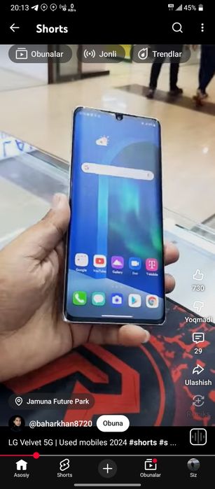 LG WILVET kareski arginal telefon barted bor Redmi not 14 ga