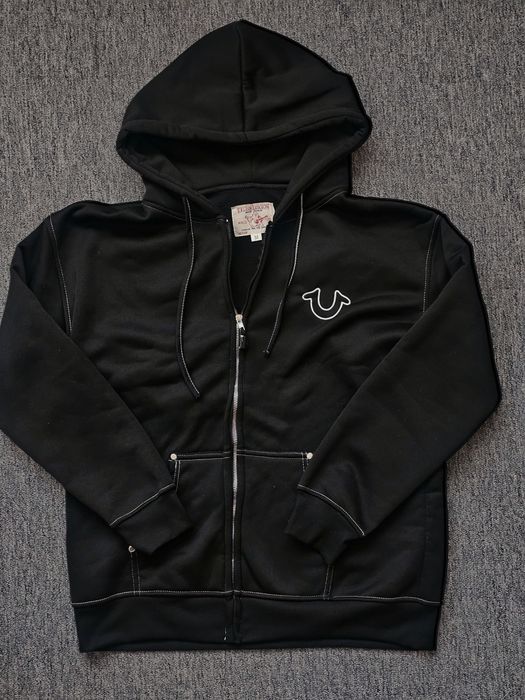 Hanorac Zip-Up True Religion Negru