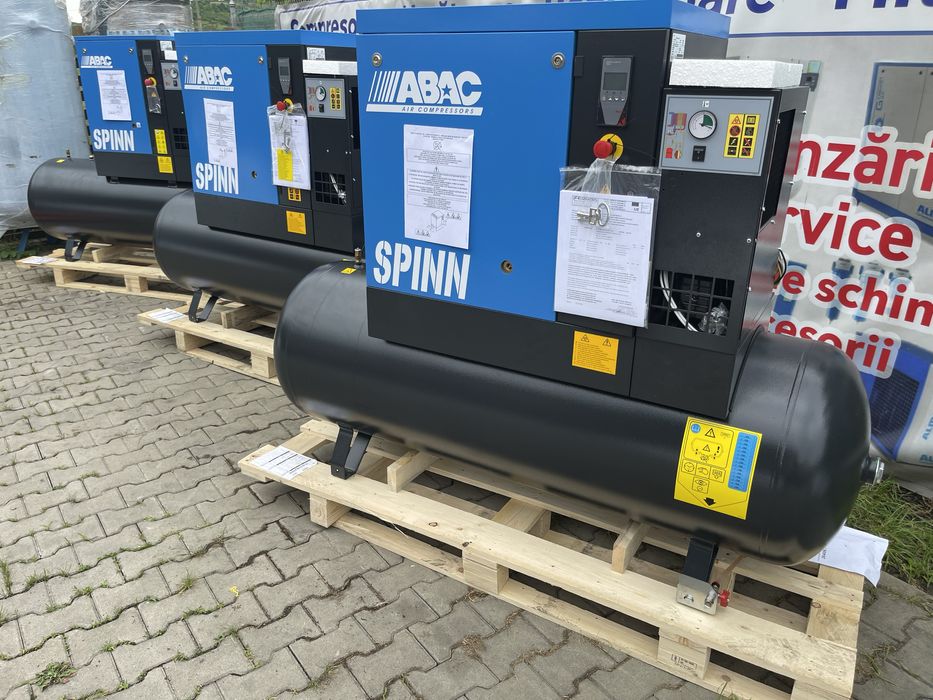 Compresor Aer cu surub ABAC 15kw - 10bar / 13bar - Complet Echipat