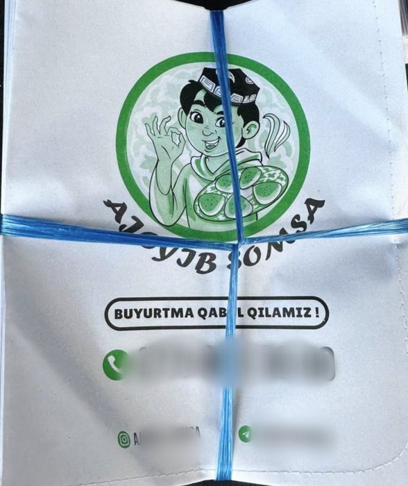 Somsa paket.  Kachestvenniy bomagi SAMSA PAKETI.