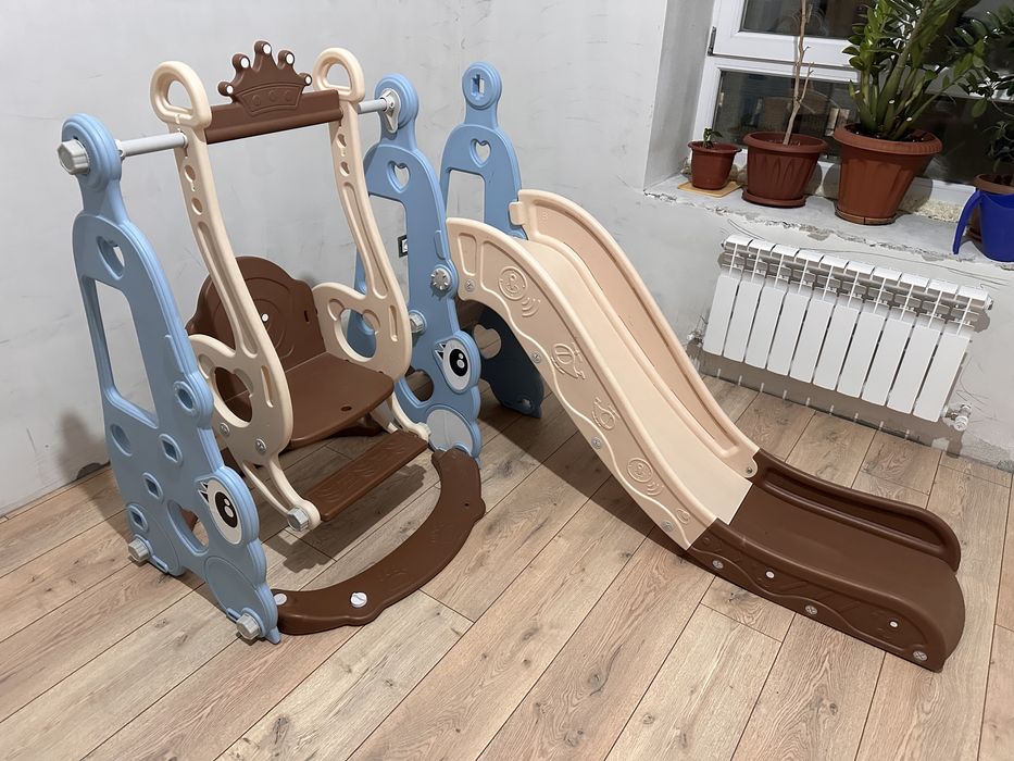 Детская горка, качеля