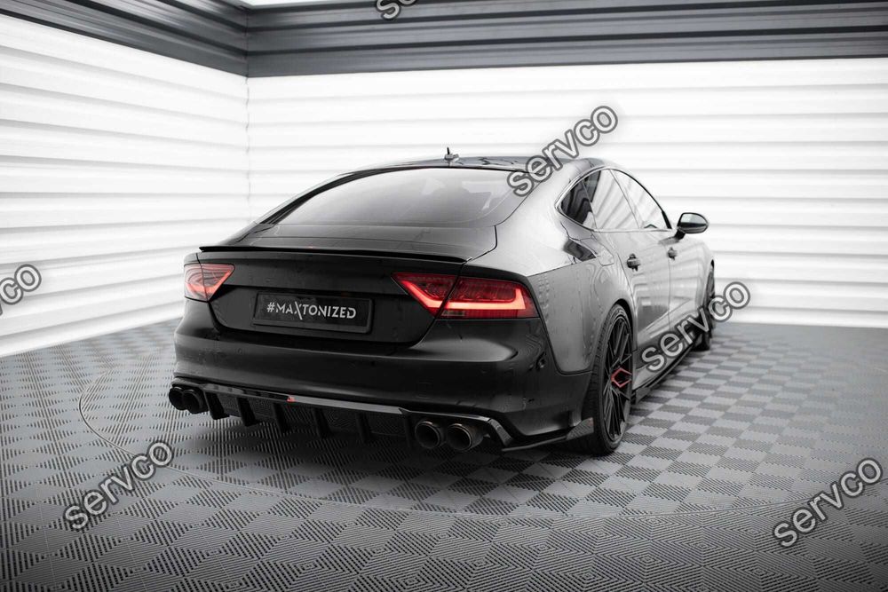 Prelungire difuzor bara spate Audi S7 C7 12-14 v11 Maxton Design