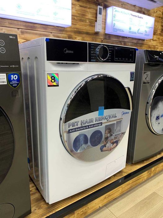 АКЦИЯ!!! Стиральная машина Midea модель MFA01W80B/W-C    НОВИНКА / NEW