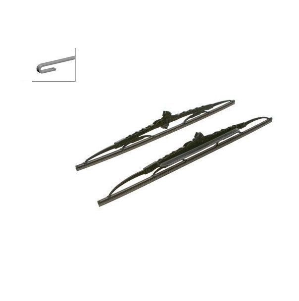 Set stergatoare parbriz Bosch Opel Astra F, 1998-12.2002 Classic, Astra G, 01.1998-08.2009, Ford Maverick (1N2), 02.2001-12.2007, 500+475 mm; cu Spoiler, tip fixare U