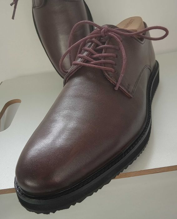 Pantofi derby premium Schuh 43 piele naturala moale