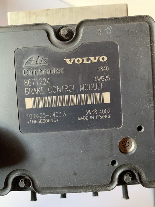 Pompa ABS Volvo V70 S60 cod: 8671224 P08671225 GARANȚIE!