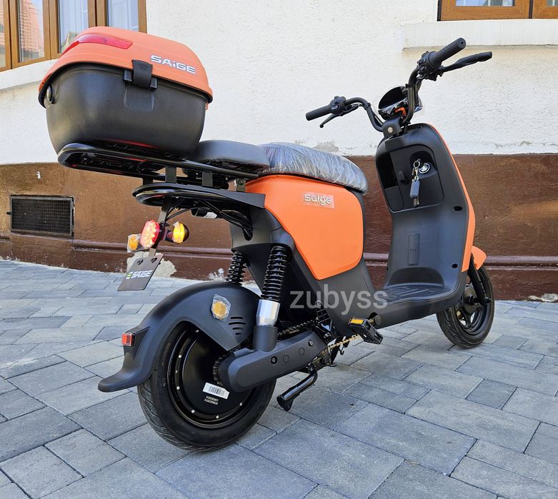 Scuter Electric Moped 800W 20Ah Fara Înmatriculare