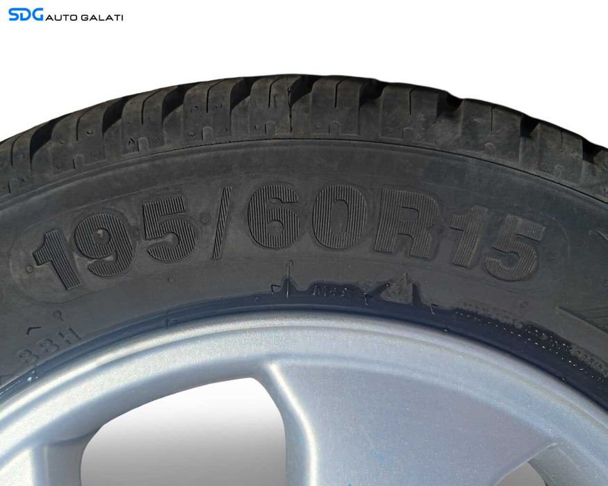 Set 4 Jante Janta Roata Roti Aluminiu 195 60 15 R15 Chevrolet Kalos 2003 - 2011 (24437244 6JX15H2 ET49) [JNT0032]