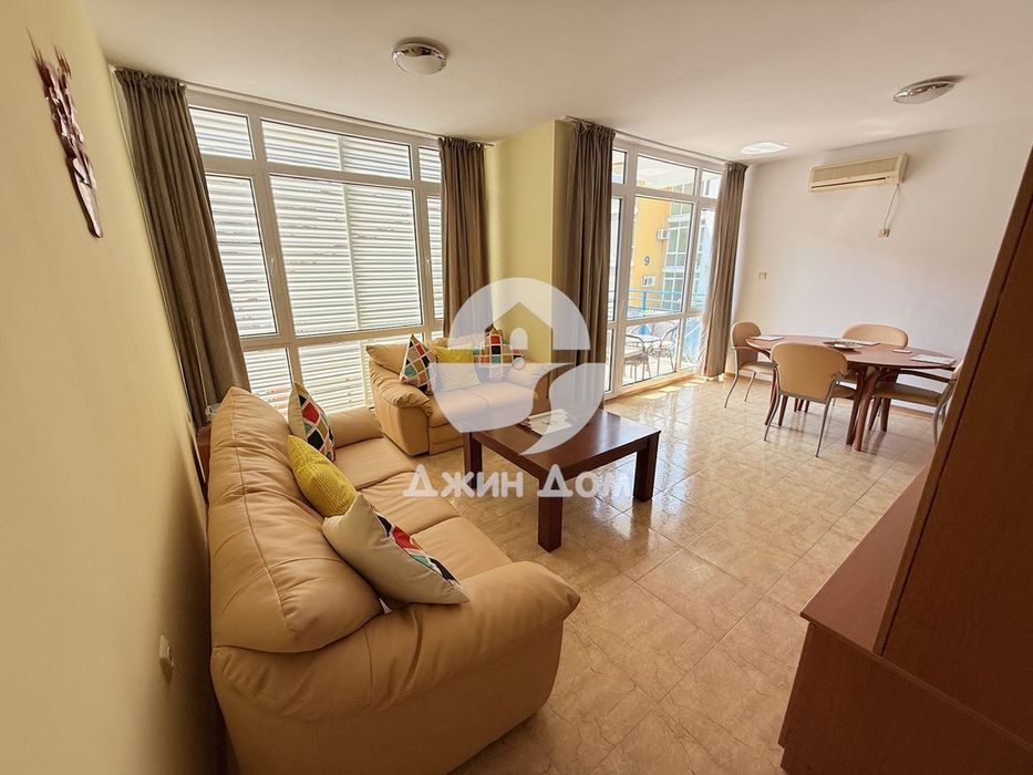 Tристаен апартамент с НИСКА ТАКСА ПОДДРЪЖКА в к-с „Елит 1“, Слънчев б