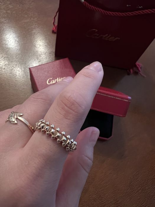 Оригинал бренд Cartier кольцо 7.11гр