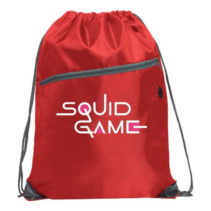 NEW! SQUID GAME раници / мешки - 6 ЦВЯТА. Поръчай с дизайн по избор!