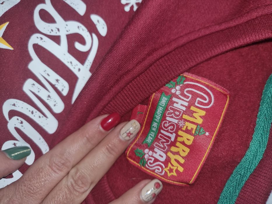 Мъжки коледни блузи Л размер