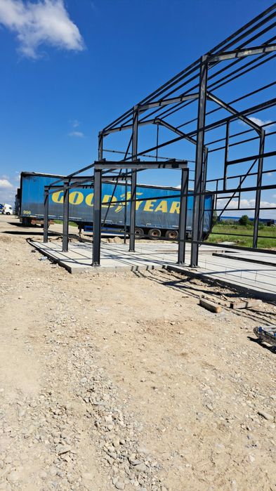Vând structura metalica 7X25X6 sau 10X20X5 sau 12X30X4
