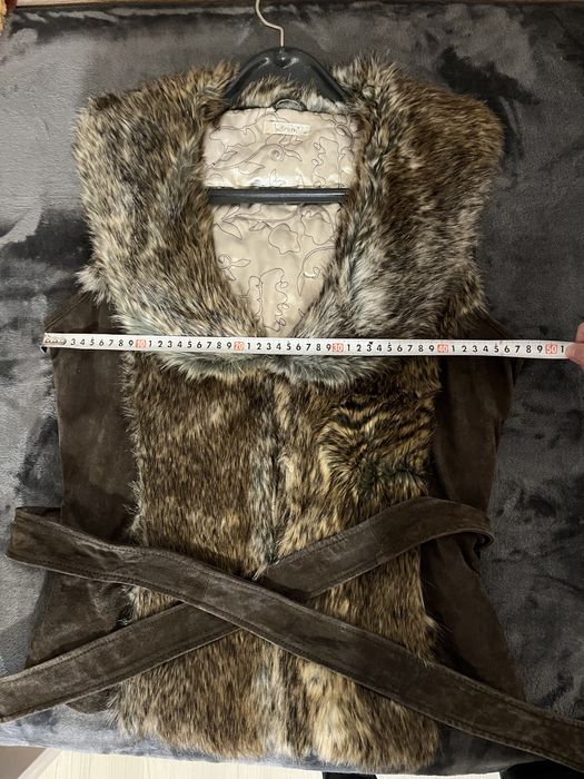 Дамски елек от естествен косъм